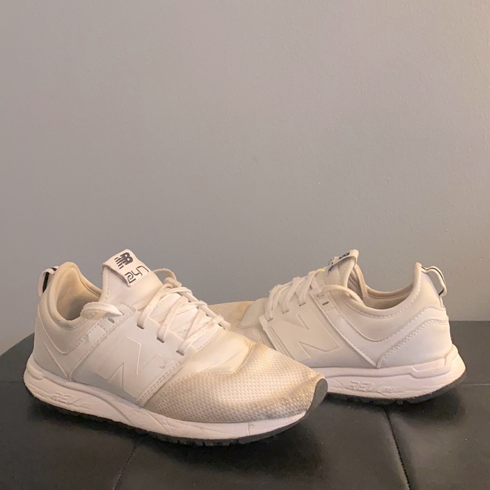 COPY - white new balance shoes